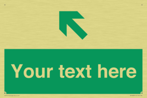 Custom Safe condition: Green Up left arrow